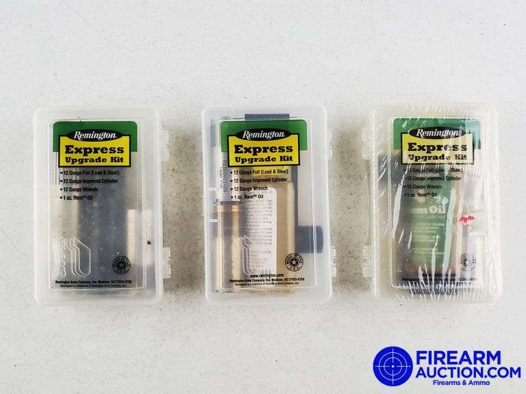 (2) Remington Express 12 GA Upgrade Kits + Choke Tube, Extended Choke Tubes W/Box