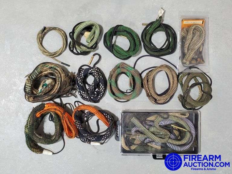 Assorted Gun Cleaning Bore Snakes