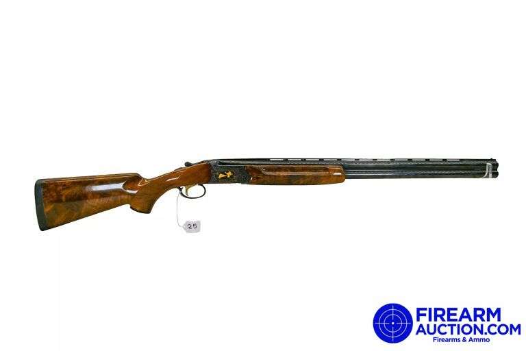 New SKB Arms Co Model 585 Angelo Bee "Nebraska 1995 DU/Budweiser" O/U Shotgun - 12 GA - SN:  AS00456