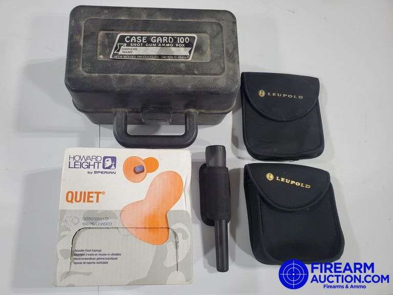 Case Gard Shell Box, Ear plugs, Binocular Cases, Garrett Metal Detector Pointer
