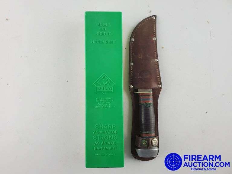 Puma Whetstone & Remington Fixed Blade Knife