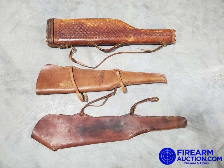 (3) Leather Rifle Sheaths