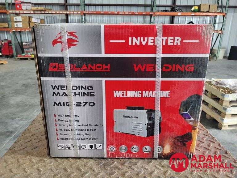 Unused SDLANCH Mig-270 Welding Machine - White - Adam Marshall Land ...