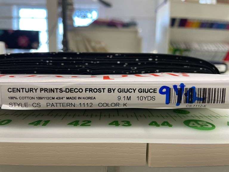 Century Prints-Deco Frost By Giucy Giuce 9 1/2 YDS