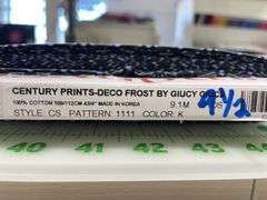 Century Prints-Deco Frost By Giucy Giuce 9 1/2 YDS