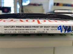 Century Prints-Deco Frost By Giucy Giuce 9 1/2 YDS