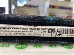 Century Prints-Deco Frost By Giucy Giuce 9 1/2 YDS