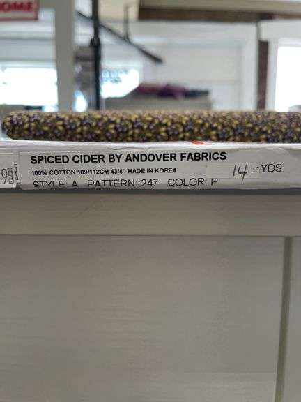 Spiced Cider By Andover Fabrics 3 2/3 YDS