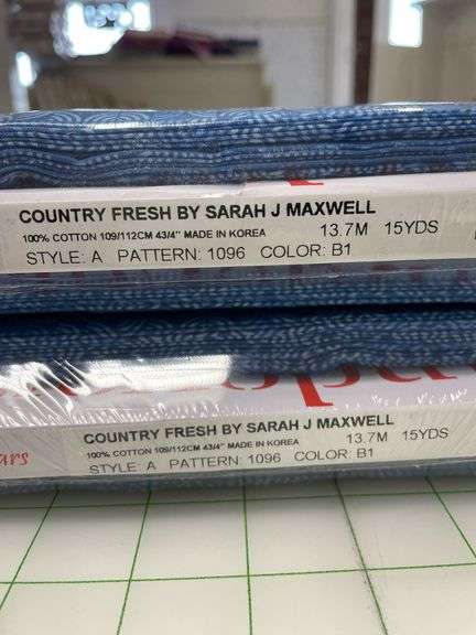 Country Fresh By Sarah J Maxwell Andover 15 YDS