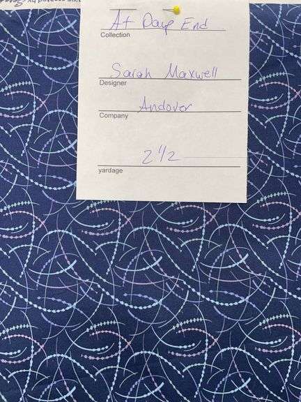 At Days End Sarah Maxwell Andover 2 1/2 YDS