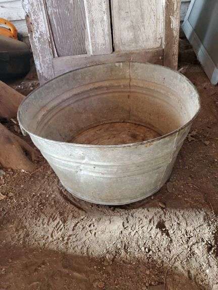 Round Galv. Tub