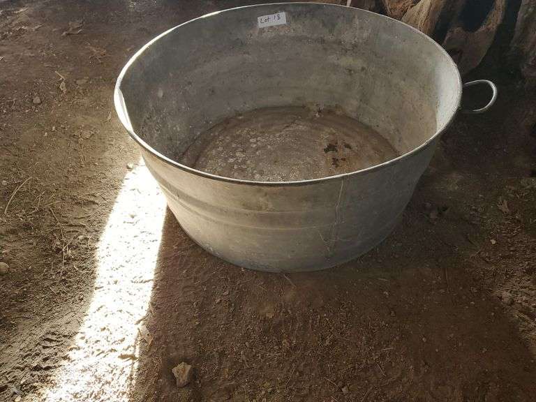 Round Galv. Tub