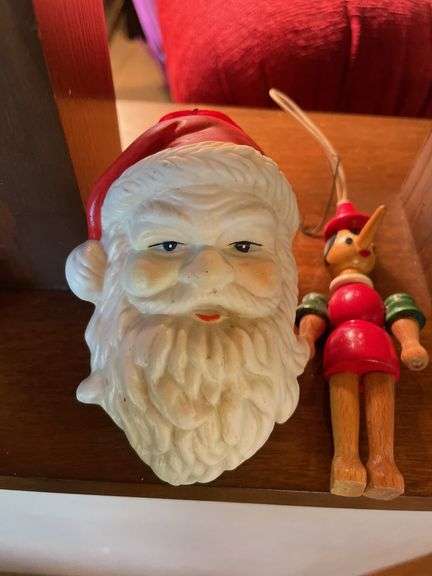 Santa Clause and Teddy Bear Ornaments