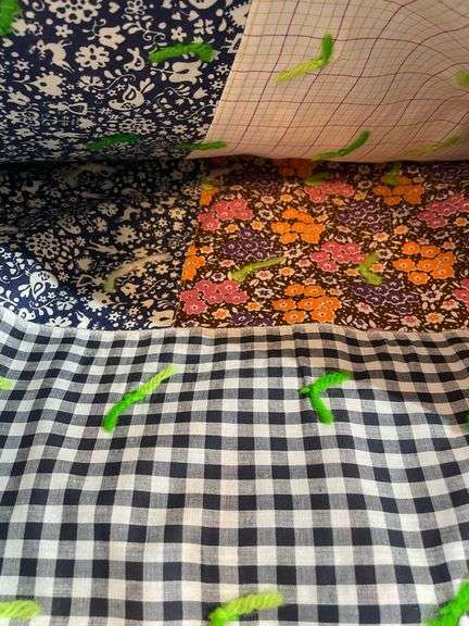 Canvas Material Sewed Together