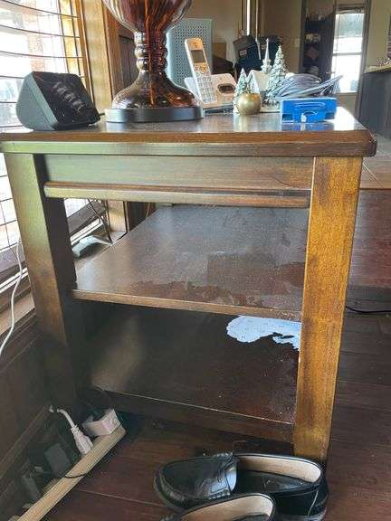 Wooden End Tables: Heavy