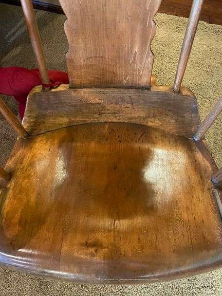 Nice Heavy Wooden Rocker