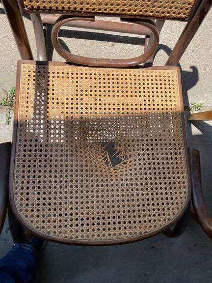 wicker rocker