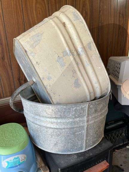 galvanized tubs