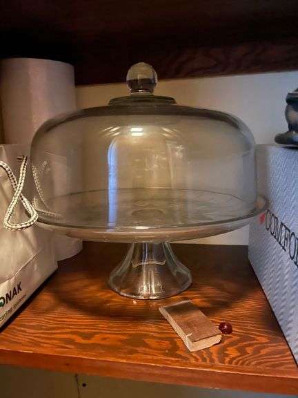 Electric Space Heaters, Cake Dome, Linens In Closet
