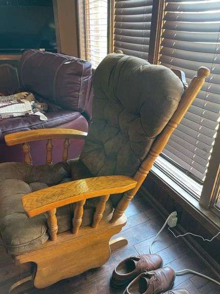 Wooden Glider Rocker