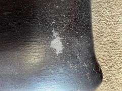 Wooden Bench With Faux Leather Top