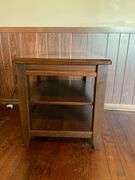 Wooden End Tables: Heavy