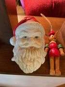 Santa Clause and Teddy Bear Ornaments