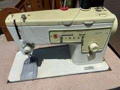 Singer sewing machine and table