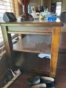 Wooden End Tables: Heavy
