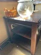 Wooden End Tables: Heavy