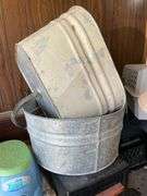 galvanized tubs