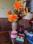 Vase With Arrangement, Musical Instruments, Miscellaneous