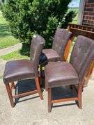 leather bar chairs