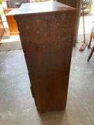 Twin Size Headboard and Dresser Pressed Pine Grain
