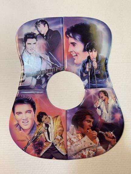 Elvis Presley 50 Years of Solid Gold Ceramic Plates
