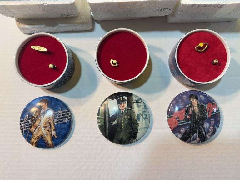 Elvis Presley Hit Parade Music Box Collection from Ardleigh-Elliott