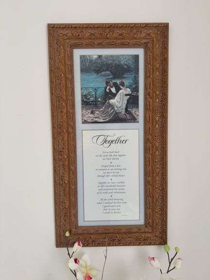 13”x25” Picture Frame (Living Room A)