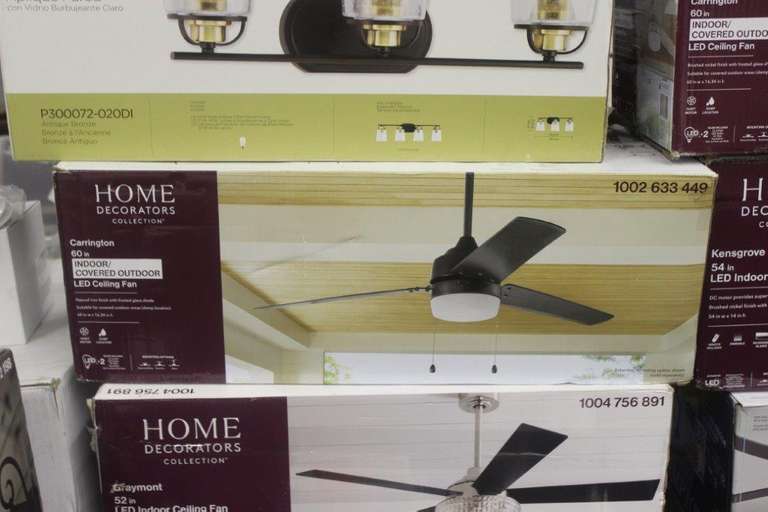 Carrington 60in Indoor/Outdoor Ceiling Fan