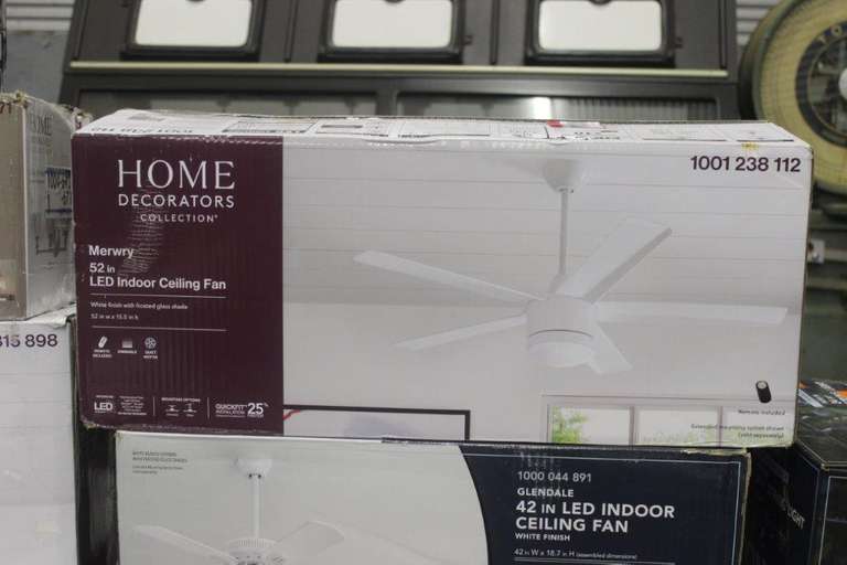 Merwry 52in LED Ceiling Fan