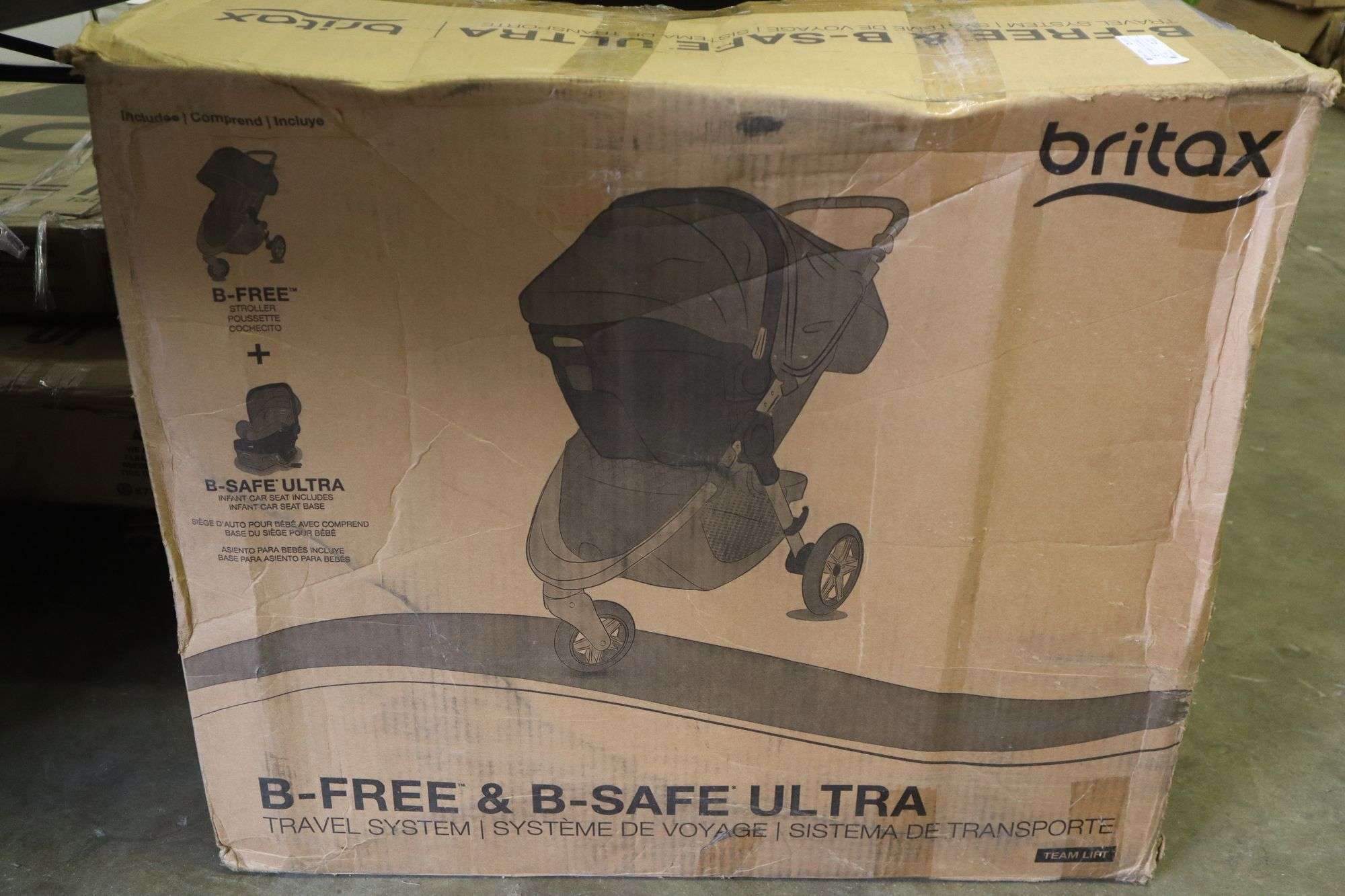 britax b free and b safe ultra travel system