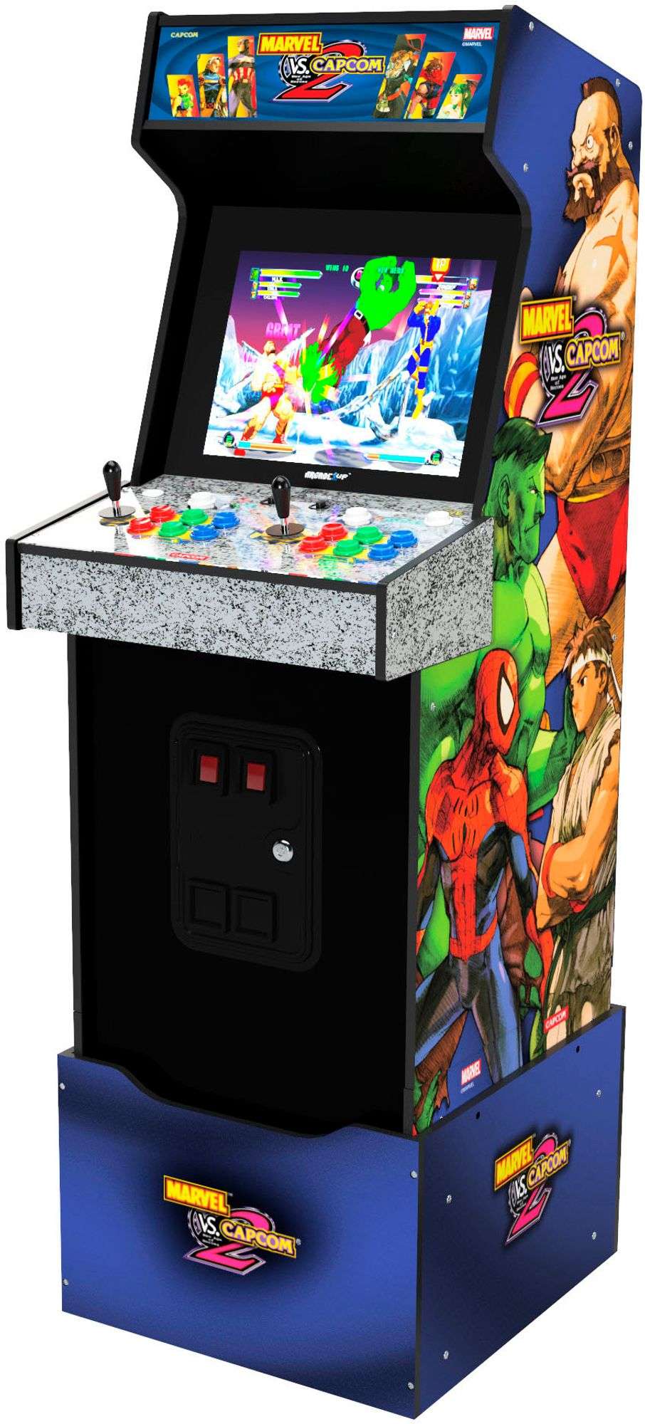 Arcade1Up Marvel vs capcom 2 arcade - Matthews Auctioneers