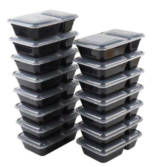 Mainstays meal prep food storage containers 50 containers and 50 lids