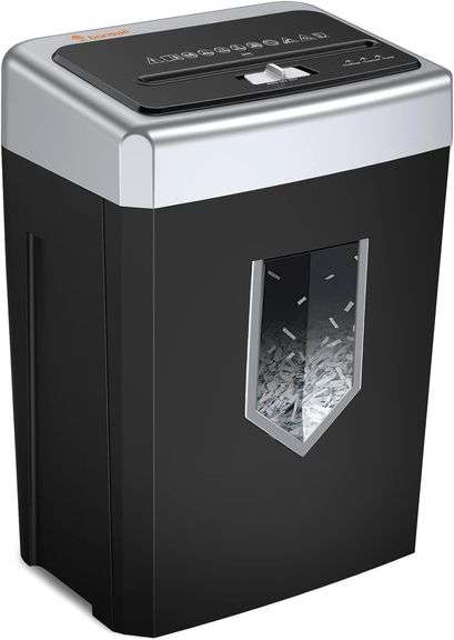 Bonsaii 14-Sheet Office Paper Shredder  30-Minute Crosscut Home Office Heavy Duty Shredder for Credi