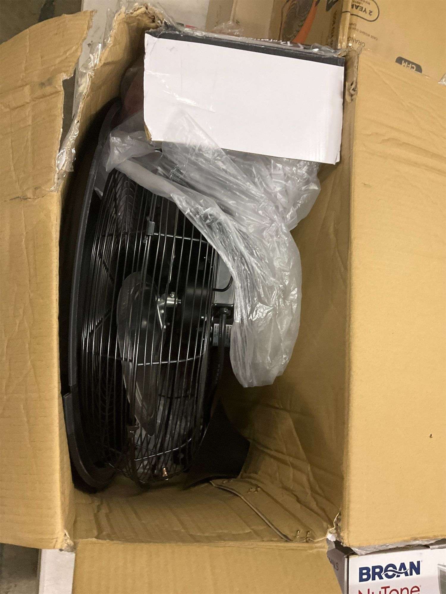 18 in. High Velocity Industrial Stand Fan - Matthews Auctioneers
