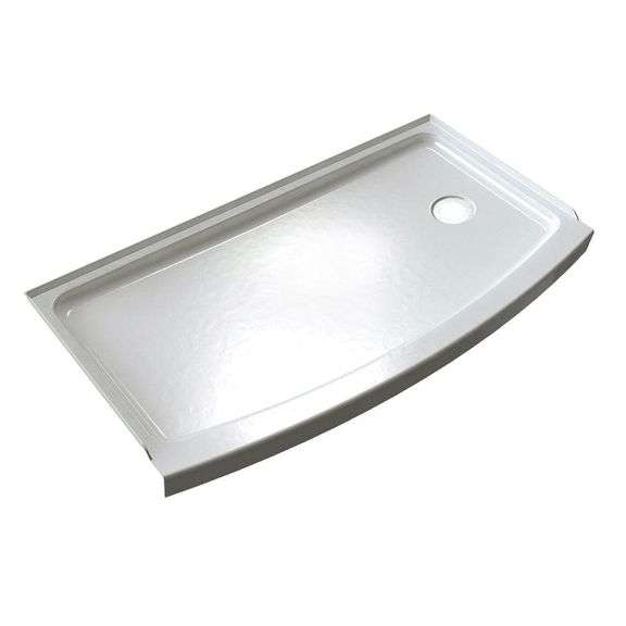 American Standard Ovation Curve 60"x30" Alcove Shower Pan Base with