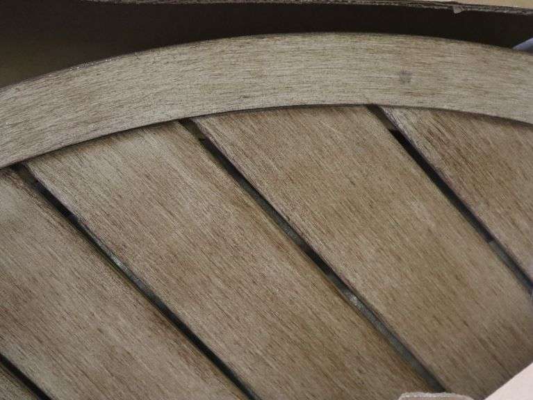 Hampton Bay Geneva Steel Round Dining Table Matthews Auctioneers