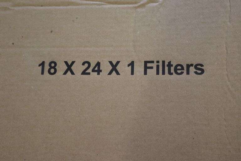 Group lot of assorted size air filters - These items are SOLD AS-IS ...