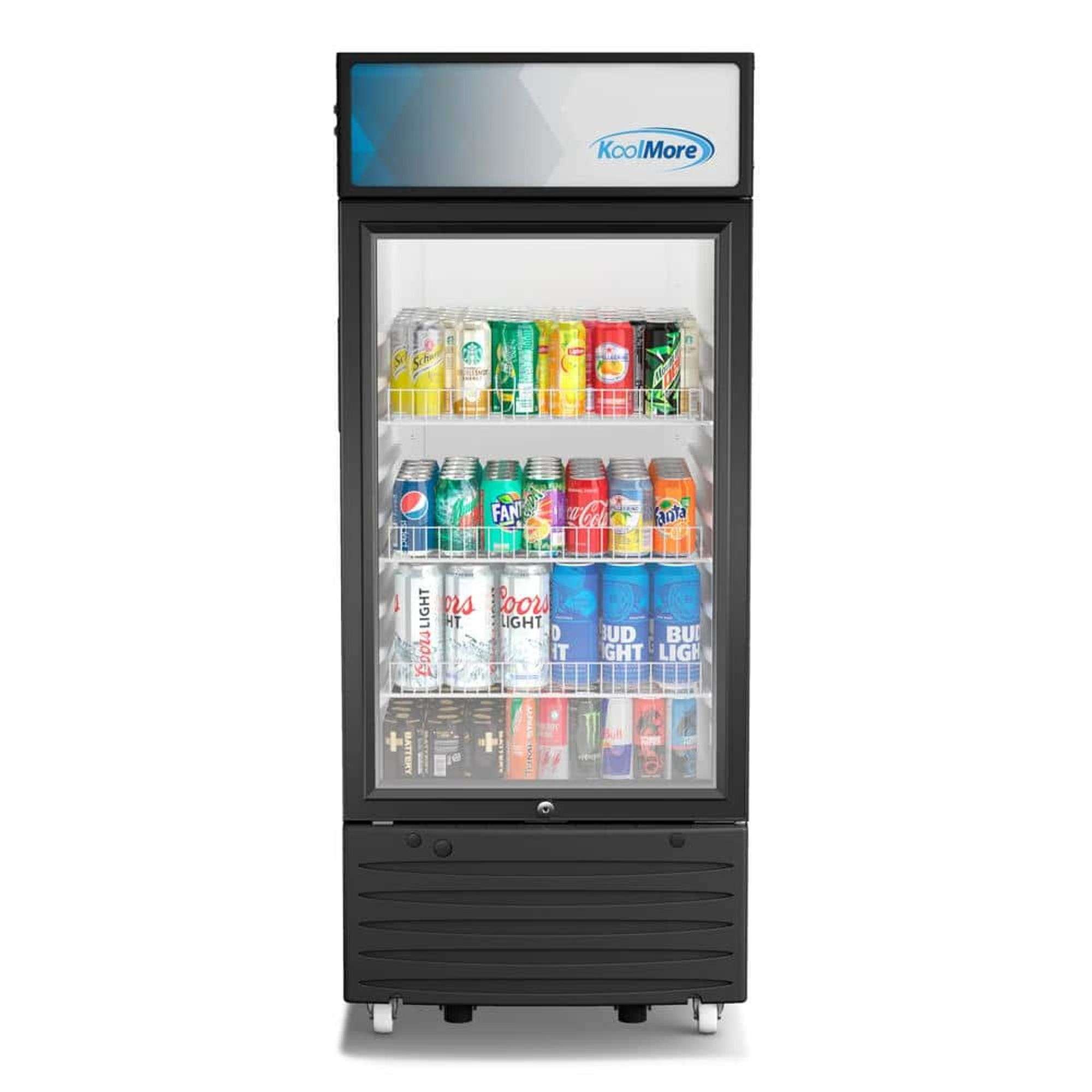 Koolmore 21 in. 6 cu. Ft. Commercial Glass Door Display 