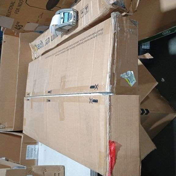 Lufeiya White Computer Desk with File Drawers 55 Inch Home