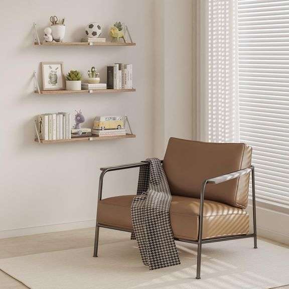 Floating Bookshelf 33inch, Wall Mounted Shelves for Living Room